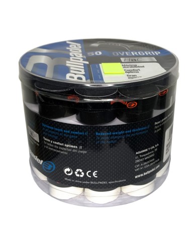 Tambor 50 Overgrips Bullpadel GB 1604 OFP Tambor 50 Overgrips Bullpadel GB 1604 OFP
